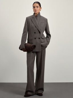 Брюки из шерсти с защипами / Zarina