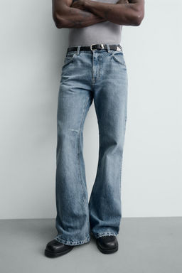 JEANS FLARE FIT / Azul claro - Zara фото 5