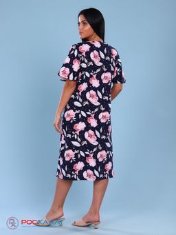 Трикотажный халат на молнии маки КМ-17 (3)