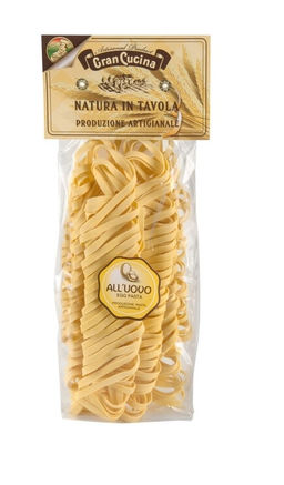 МАКАРОННЫЕ ИЗДЕЛИЯ ИЗ ТВЕРДЫХ СОРТОВ ПШЕНИЦЫ ЯИЧНОЕ ТАЛЬЯТЕЛЛЕ GRAN CUCINA 250г