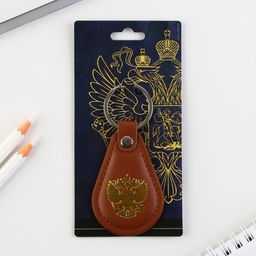 Брелок Герб, кожзам., 4 х 9 см - Micio фото 6