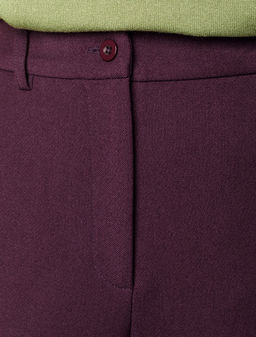 Брюки Vilatte D24.287 лиоцелл с вискозой бургунди фото 2