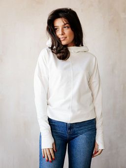 РАСПРОДАЖА Худи с перчаткой О36/белый