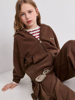 ACOOLA / Куртка детская для девочек Konterra_jk коричневый  фото 2