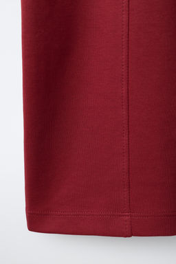 PANTAL?N WIDE LEG INTERLOCK / Rojo - Zara фото 4
