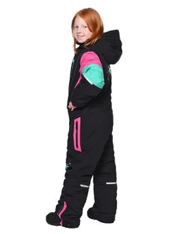 Комбинезон T-9080 Розово-черный