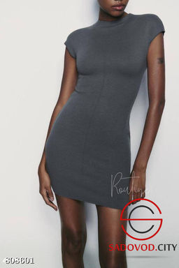 Мини платье из вязаного трикотажа - Bruno фото 4