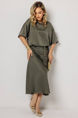 Юбка женская 198/05/Оливковый - Rise фото 2