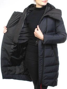 16010 NT. BLUE Пальто женское зимнее (200 гр. холлофайбер)