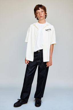 TEXT BOWLING SHIRT - Zara фото 6