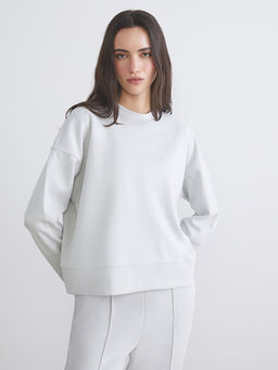 Bisiklet Yaka Kad?n Sweatshirt