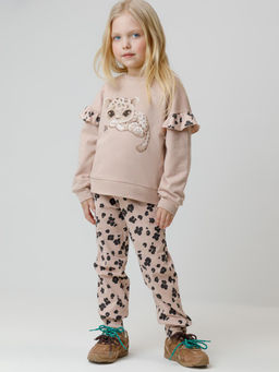 КР 400868/бежевый 1305 Н085 к615 брюки для дев