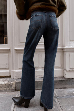 Z1975 LOW-RISE BOOTCUT JEANS - Zara фото 4