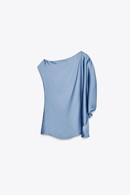 SATIN TOP WITH HARDWARE - Zara фото 7