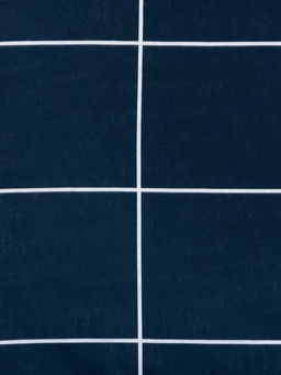 Постельное бельё Этель Дуэт Клетка, синее, 143?215-2 штуки, 220?240, 50?70-2 штуки, бязь, 125 г/м?  фото 6