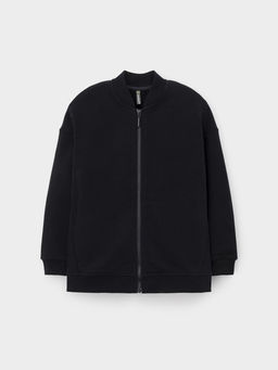 К 302500/черный жакет (бомбер) для мал