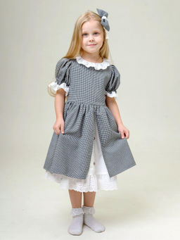 ДЛ 26-2 платье для девочки Забава серый