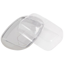 Масленка нерж с пласт крышкой OLIATORE, 18*11*4 см, арт. 003879 /Malony/