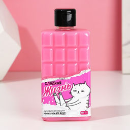 Гель для душа Сладкая жизнь, 300 мл, аромат шоколада, Чистое счастье