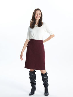 Beli Fermuarl? A Kesim Kad?n Etek