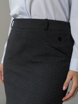 юбка на подкладе на широкой кокетке - Трика фото 5