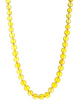 Бусы из натурального лимонного янтаря Шары