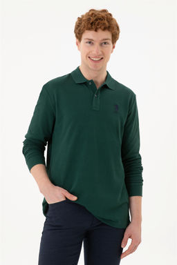 Мужской зеленый базовый свитшот Неожиданная скидка в корзине