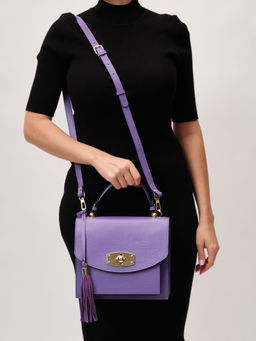 Сумка Azaro 30694 фиолетовый цветок