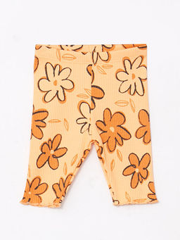 Bisiklet Yaka Uzun Kollu Bask?l? K?z Bebek 2li Tak?m - Waikiki фото 3