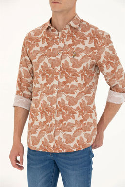 U. S. Polo Assn Мужская рубашка с длинным рукавом Stone - U.s. polo assn фото 6