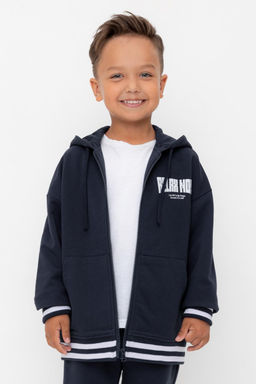 КР 302758-1/индиго к569 джемпер (толстовка) для мал - Crockid фото 5