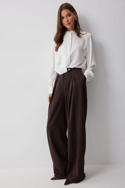 Блуза LYUSHe 4221 молоко  фото 4