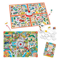 ElBascoKids / Настольная игра со звонком Глаз-Алмаз. Городок - El`BascoKids фото 2