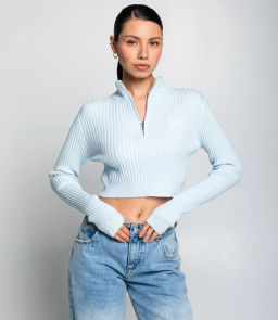 Джемпер #КТ1228, голубой