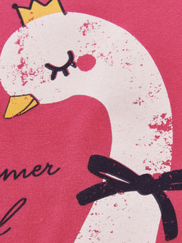 Пижама для девочки UD 1056 малиновый