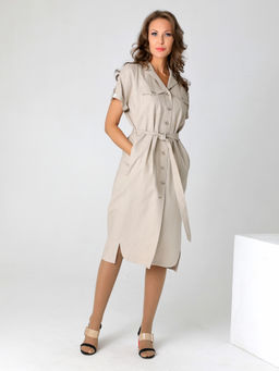 23207 Платье бежевый