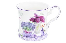 Кружка 170 мл 10,5*8*7,5 см Лаванда NEW BONE CHINA