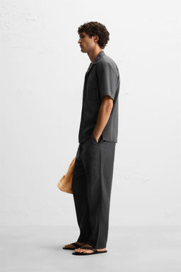 COTTON/LINEN TROUSERS - Zara фото 5