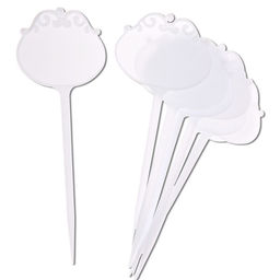 Цена за 3 шт. Табличка садовая для маркировки растений 15*7см "Облако" из пластика 10шт в пакете ДоброСад