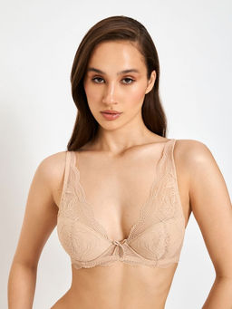 31204111247 Бюстгальтер T-Shirt Demi жен. Kricia бежевый - Infinity Lingerie фото 3