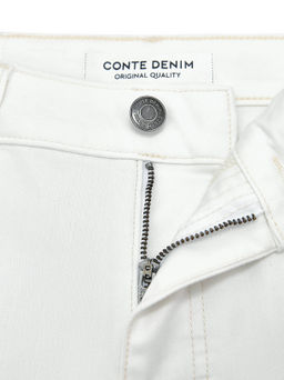 CONTE CON-884 Шорты джинсовые женские off white  фото 9