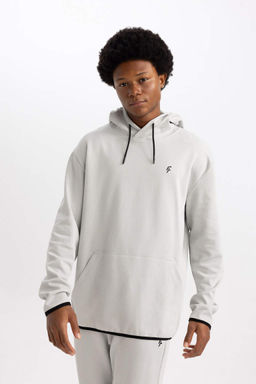 DeFactoFit Толстовка стандартного кроя с капюшоном и принтом  фото 5