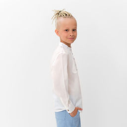 Рубашка для мальчика MINAKU, белая, рост 134 см