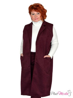 Жилет Модель №1400 размеры 44-84 - Plusmoda фото 4