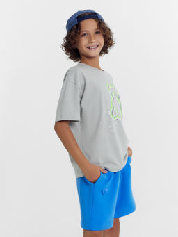 Шорты для мальчиков в ярко-голубом цвете