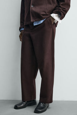 PANTAL?N BALLOON FIT ESTRUCTURA / Granate - Zara фото 5
