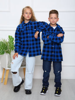 РБ013 Рубашка Мейн (синий) - Милаша фото 17