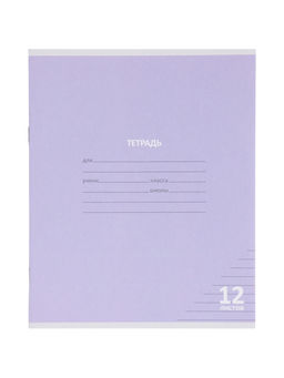 Компл тетр из 10шт 12л лин КПК "Пастель", обл мел карт, блок ОФСЕТ, 5 видов 10991547