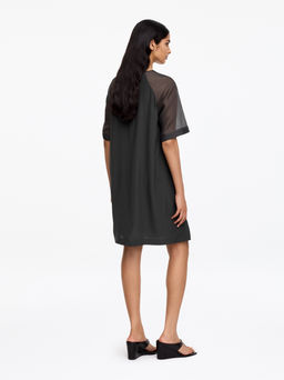 Vestido camiseta de seda - H&m фото 3