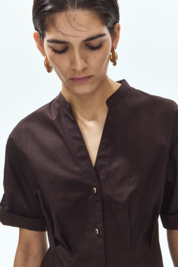 Vestido camisero entallado - H&m фото 7